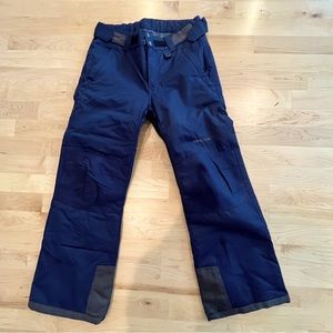 Kids Navy Snow Pants, size youth medium